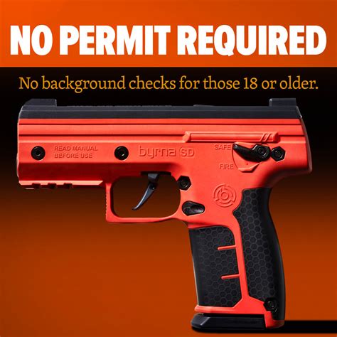 Byrna SD Kit - Non Lethal Self Defense Pistol | Pepper Spray Gun for ...