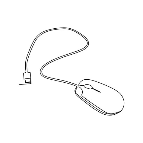 Computer Mouse Line Drawing 的图像结果