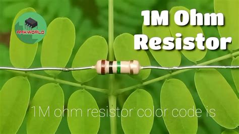 Image result for 1 Meg Color Code Resisters