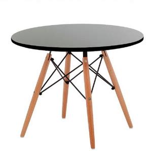 Finch Fox Replica Kids Eiffel DSW Circular Ormond Table (Black) Solid ...