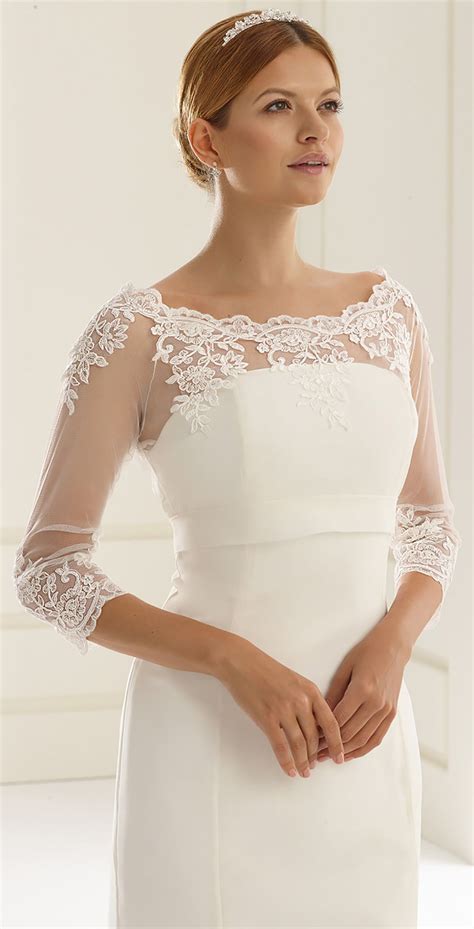 Bolero E176 from Bianco Evento #biancoevento #bolero #weddingdress #weddingideas #bridetobe ...