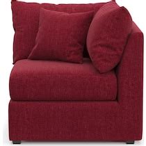 Nest Foam Comfort Corner Chair - Contessa Ruby | American Signature ...