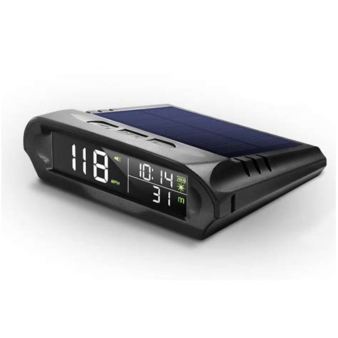 Buy Universal Wireless Solar Car HUD Head Up Display Digital GPS ...