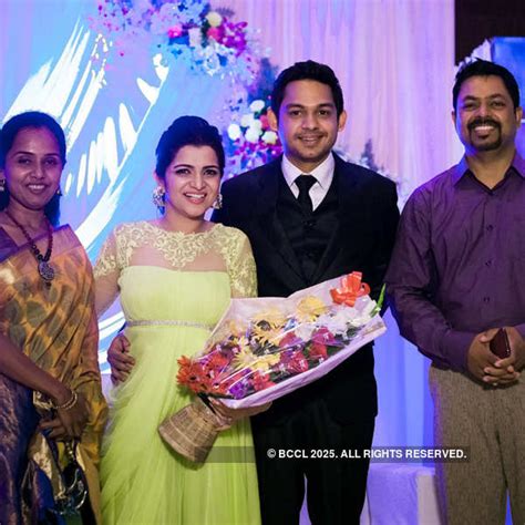 Vikram during the wedding reception of DD and Srikanth, held at Westin ...