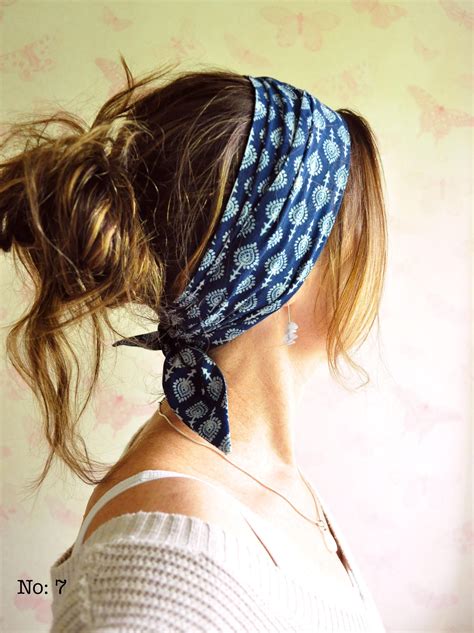 Extra Long Headscarves * Cotton Hair Scarf * Patterned Headband ...