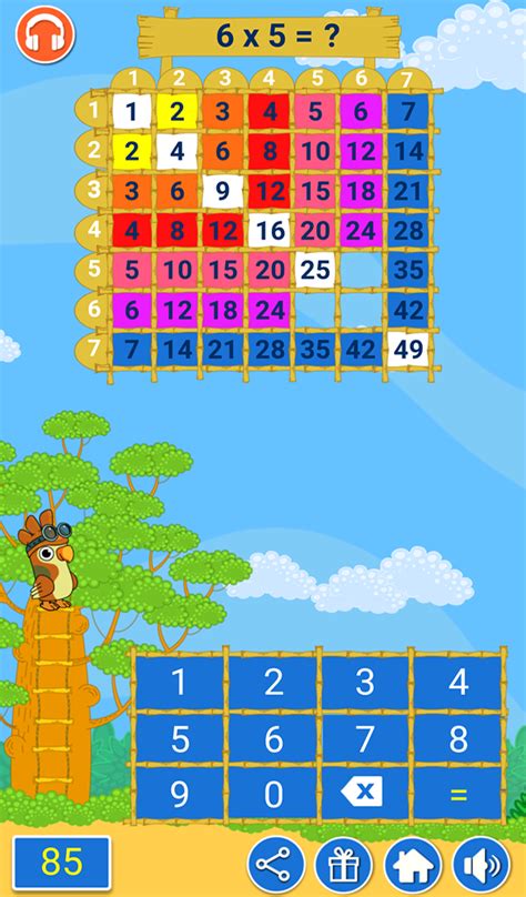 The Parrots Multiplication Game Free - App on Amazon Appstore