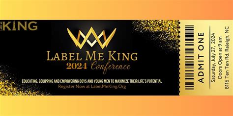 Label Me King 2024 Conference, 8116 Ten-Ten Rd, Raleigh, 27 July 2024 ...