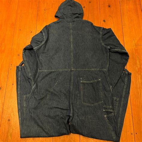 ~70’s ”M.SETLOW ＆ SON INC” Denim All In One With Hoodie | Pigsty Harajuku