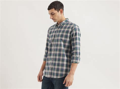 Regular Fit Spread Collar Checkered Shirt – United Colors of Benetton Store