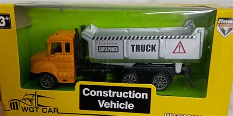 WTG Constructions Truck Transport Truck in Metal Pull Back Function ...