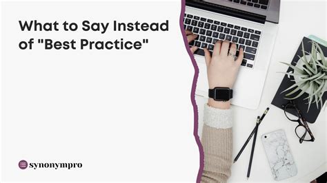 Best Practices Synonym