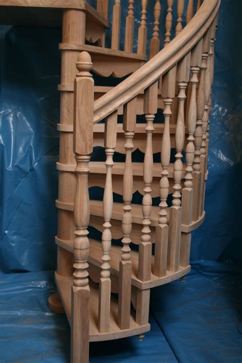 Wood Spiral Stairs