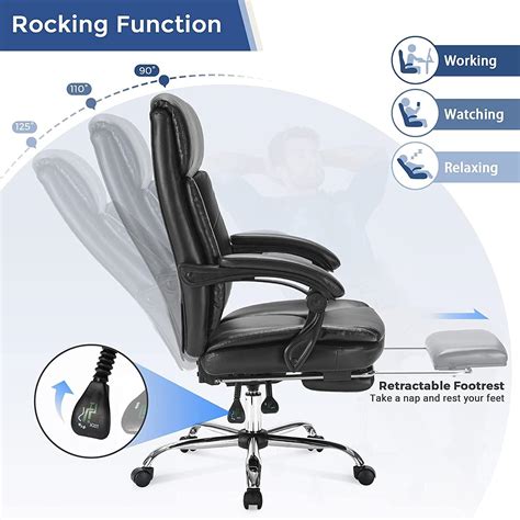 DUMOS Executive Office Chair, Ergonomic Big and Tall India | Ubuy