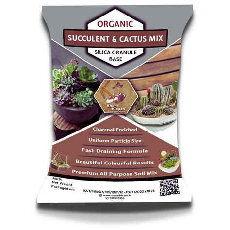 Silica Sand Based Succulent & Cactus Potting Soil Mix
