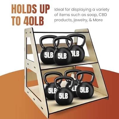 TORCHEDDISPLAYS Torched 3-Tier Retail Table Display Stand with India | Ubuy