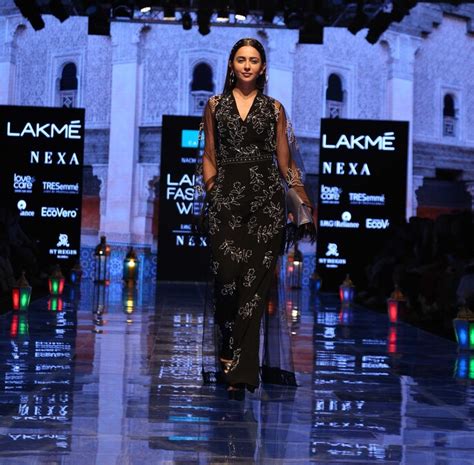 Rakul Preet dazzles like a diva in embellished black jumpsuit at Lakme ...