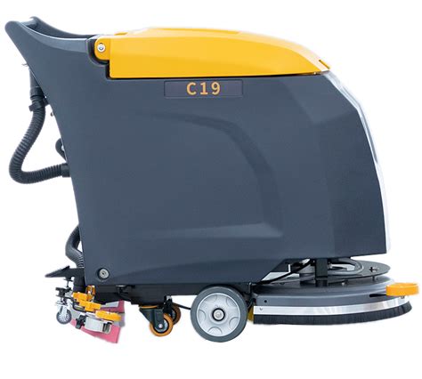 Battery Powered Floor Scrubber with a Complete Set of Parts, C19 ...