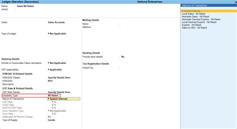 Supplies with Nil Rate, Exempt, Supplies to SEZ, Embassy, UN Body ...