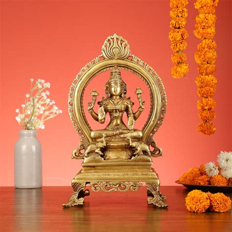 Divine Brass Lakshmi Idol 15 inch – Budhshiv.com