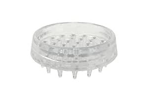 Shepherd Hardware 9081 1-1/2-Inch Spiked Furniture Cup, Clear Plastic ...
