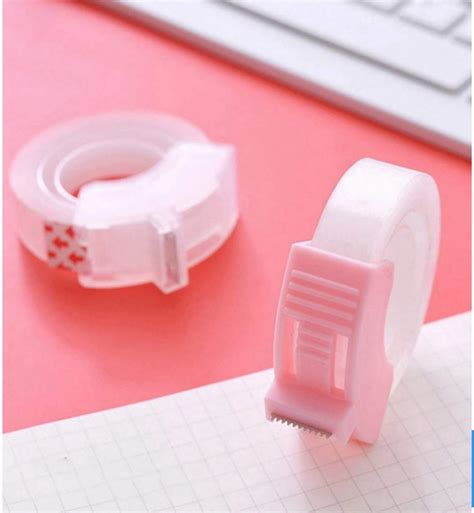 Cello Tape Cutter 12 MM with Stainless Steel Blade Mini Stationary Cutter