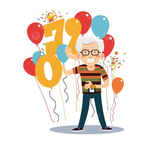 Just 70th Birthday Clip Art Luxury Boxed Birthday Card 'Happy 70th