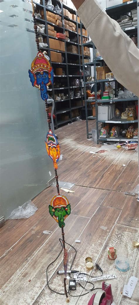 Buy Hand painted Ganesha Wall Hanging Online in India - Mypoojabox.in