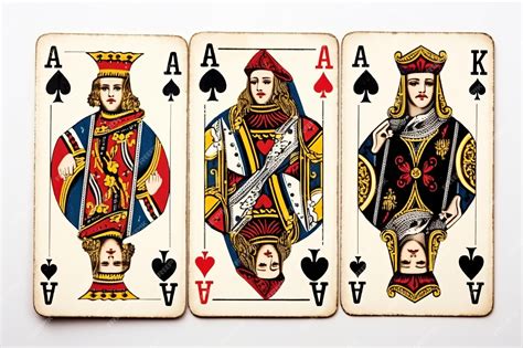 Premium Photo | Unique Find Rare Antique Playing Cards with Four Nines ...