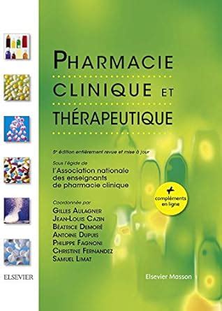 Pharmacie clinique et thérapeutique (Hors collection) eBook ...