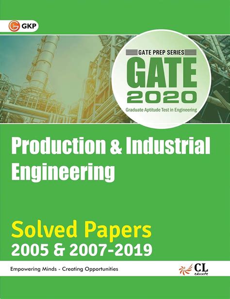 Buy GATE 2020 - Solved Papers - Production & Industrial Engineering ...