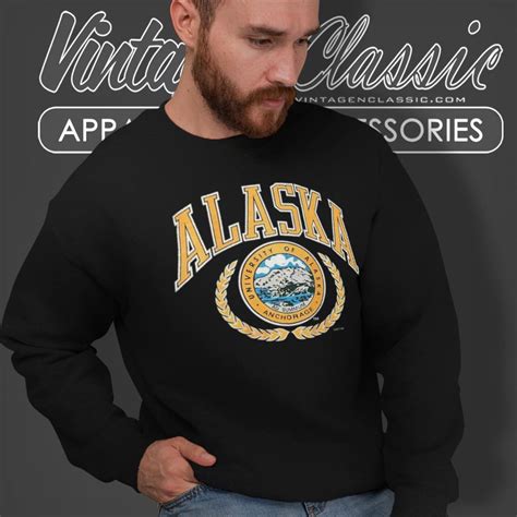 Vintage University Of Alaska Anchorage Logo Shirt - Vintagenclassic Tee