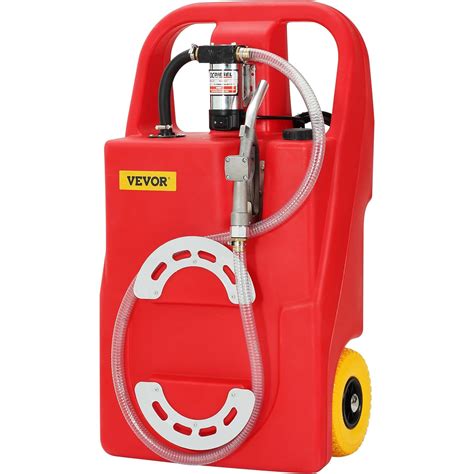 VEVOR Fuel Caddy, 32 Gallon, Portable Fuel Storage Tank On-Wheels, with ...