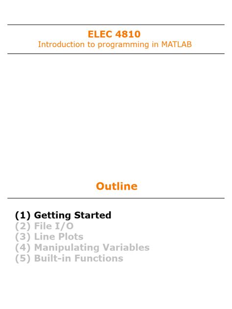 MATLAB Tutorial for Beginners PDF 的图像结果