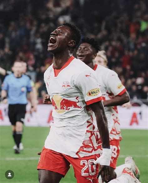 Watch Edmund Baidoo's goal in Red Bull Salzburg victory over SCR Altach