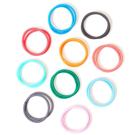 Buy Set Of 20 Multi Colour Super Hair Pony - Accessorize India