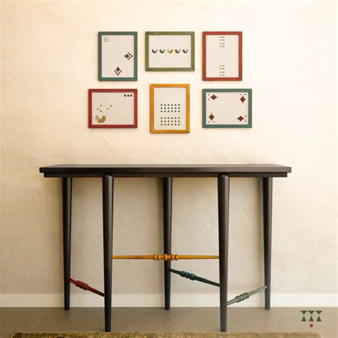 Ruby, handcrafted entryway console table for Indian homes - Furnicheer
