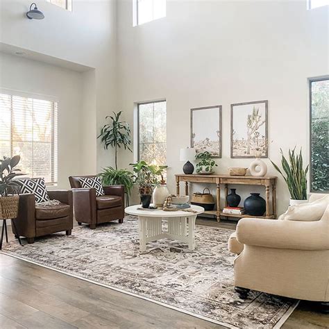neutral living room rugs