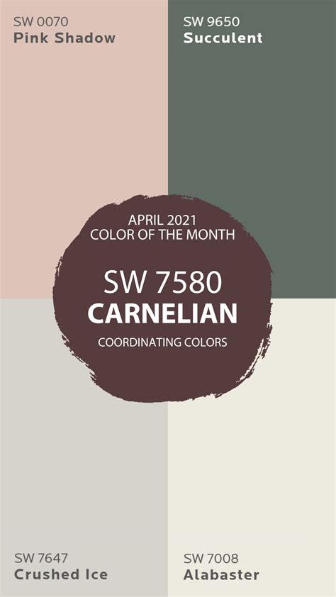 APRIL - CARNELIAN (A Year in Color by Sherwin-Williams) | Favorite ...