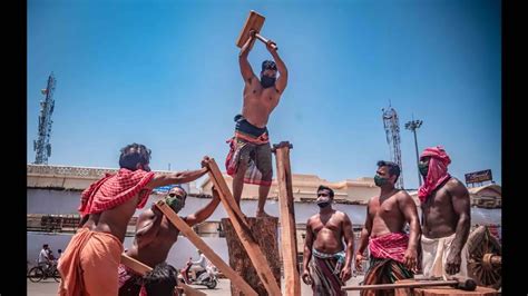Rath Yatra 2021: Holy Trinity's Chariot Construction
