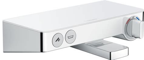 ShowerTablet Select Bath mixers: 2 functions, White/Chrome, Item No ...