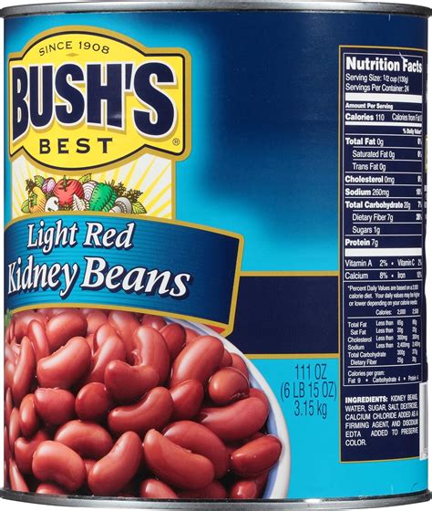Red Kidney Beans Nutrition Data at Jason Lindstrom blog