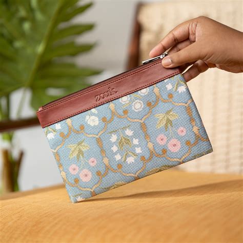 Jaipur Fresco Blue Cosmetic Pouch
