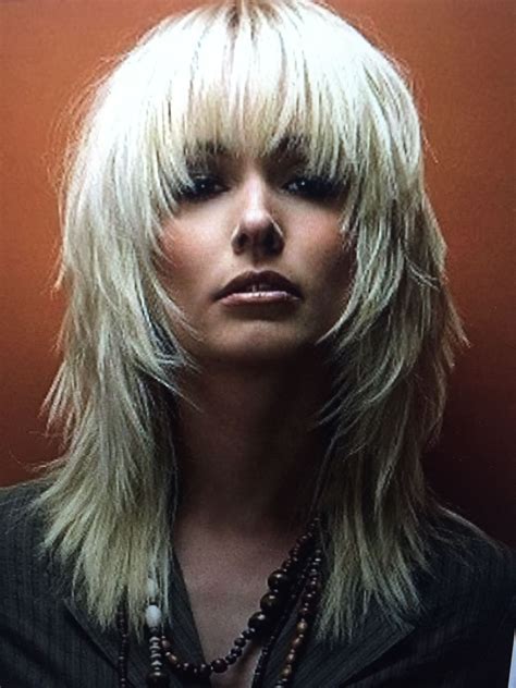 Long shag Choppy Layered Hairstyles, Long Shag Hairstyles, Medium Shag ...