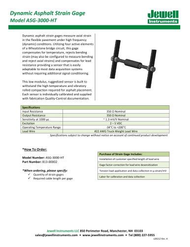 DMS Digital MEMS Inclinometer Datasheet - Jewell Instruments - PDF ...