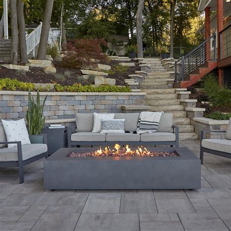 Modern Outdoor Gas Fire Pit