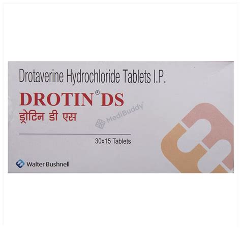 Drotin DS Tablet: Price, Uses, Side Effects & How to Use - MediBuddy
