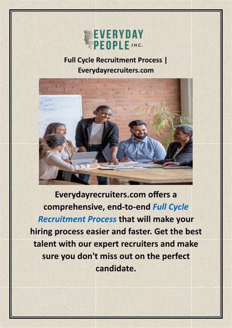 Image result for Full Cycle Recruitment Process
