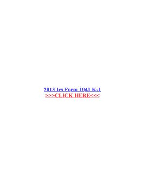 Fillable Online 2013 Irs Form 1041 K-1 - latedbuzzte.files.wordpress ...