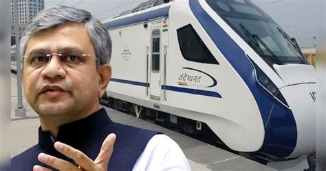 Two Vande Bharat Express Trains Cross Each Other At High Speed Railway ...
