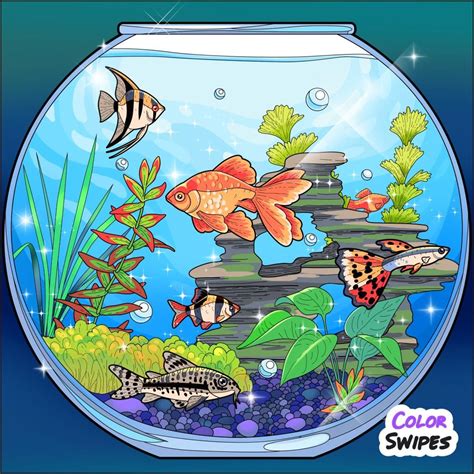 Pin by Doris Corbeil on Crochet doily patterns | Fish tank drawing ...